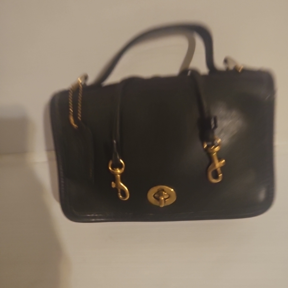 Vintage Coach Casino Bag 9924 Black - Picture 5 of 15